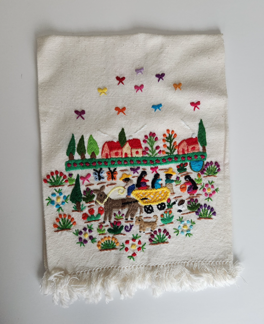 Embroidered Tzintzunzan Napkins