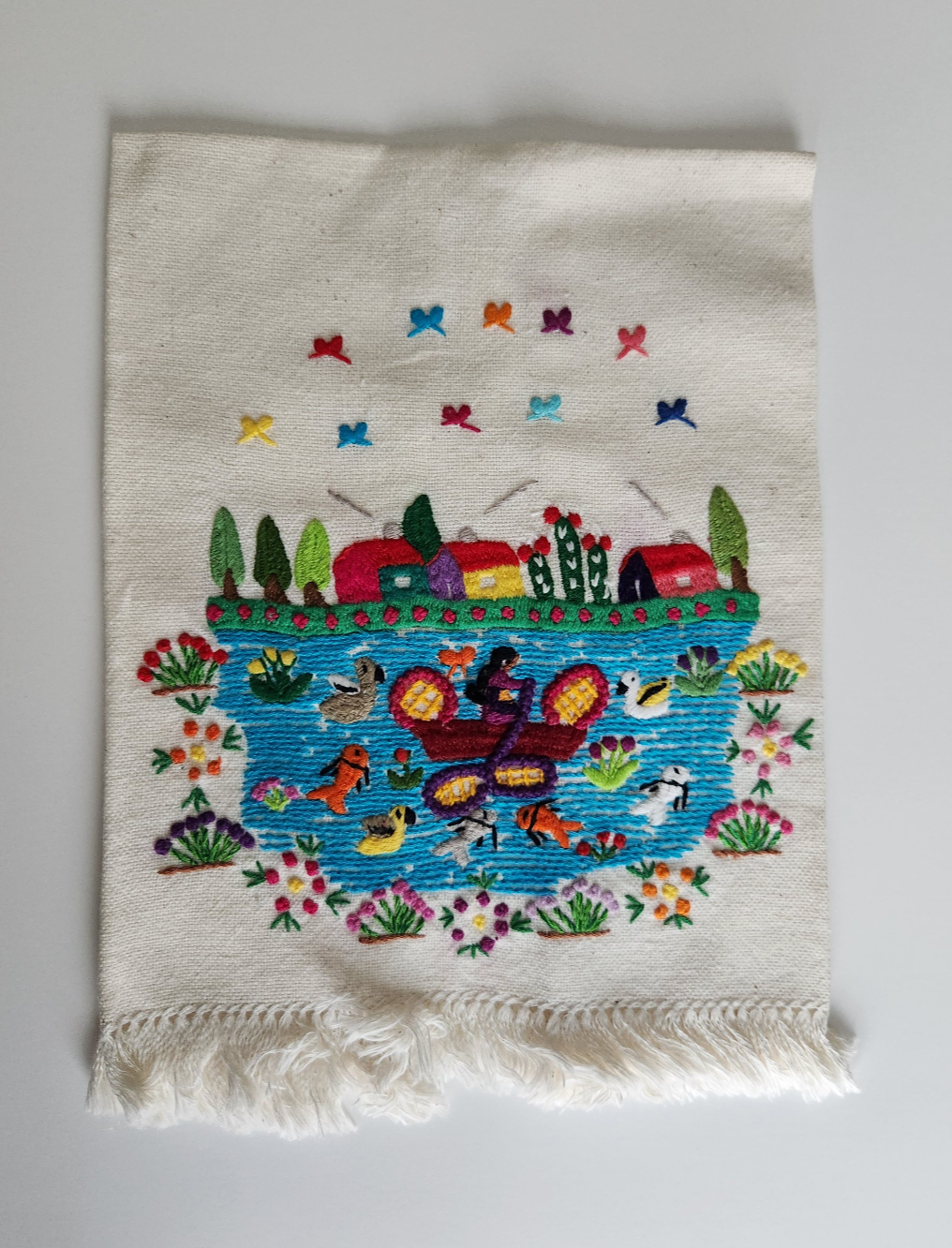 Embroidered Tzintzunzan Napkins